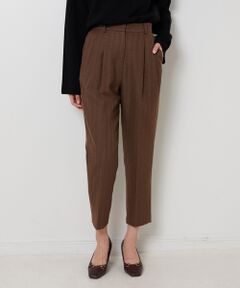 NARACAMICIE / ナラカミーチェ その他パンツ | 【NARACAMICIE】ヘリンボンタックパンツ