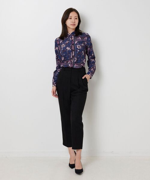 NARACAMICIE / ナラカミーチェ その他パンツ | 【NARACAMICIE】ヘリンボンタックパンツ | 詳細10