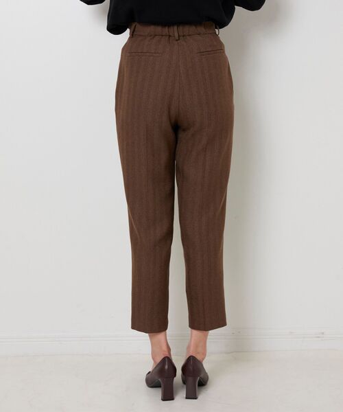 NARACAMICIE / ナラカミーチェ その他パンツ | 【NARACAMICIE】ヘリンボンタックパンツ | 詳細4