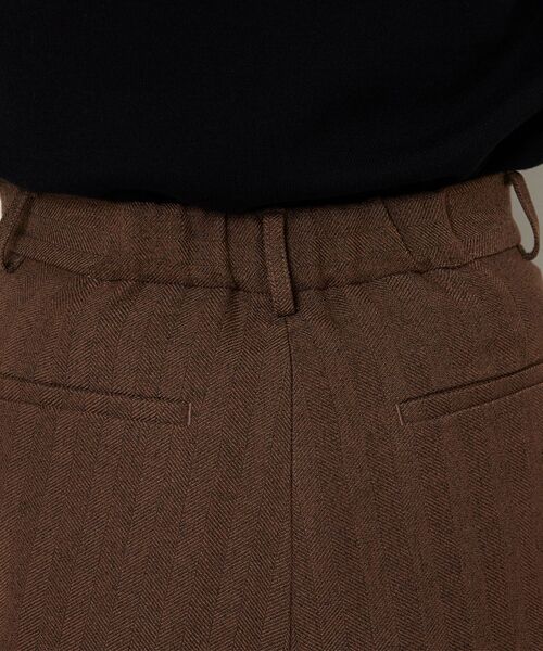 NARACAMICIE / ナラカミーチェ その他パンツ | 【NARACAMICIE】ヘリンボンタックパンツ | 詳細6