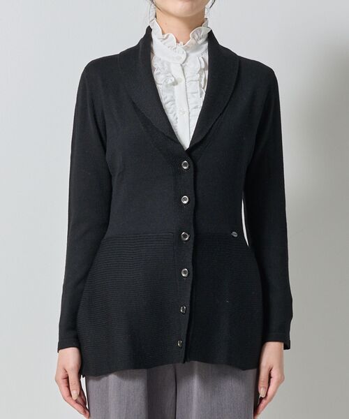 NARACAMICIE / ナラカミーチェ ニット・セーター | 【NARACAMICIE】ペプラムカーディガン | 詳細1