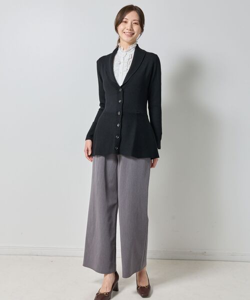 NARACAMICIE / ナラカミーチェ ニット・セーター | 【NARACAMICIE】ペプラムカーディガン | 詳細10