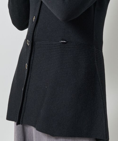 NARACAMICIE / ナラカミーチェ ニット・セーター | 【NARACAMICIE】ペプラムカーディガン | 詳細7