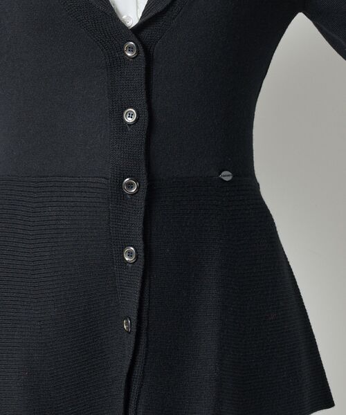 NARACAMICIE / ナラカミーチェ ニット・セーター | 【NARACAMICIE】ペプラムカーディガン | 詳細8