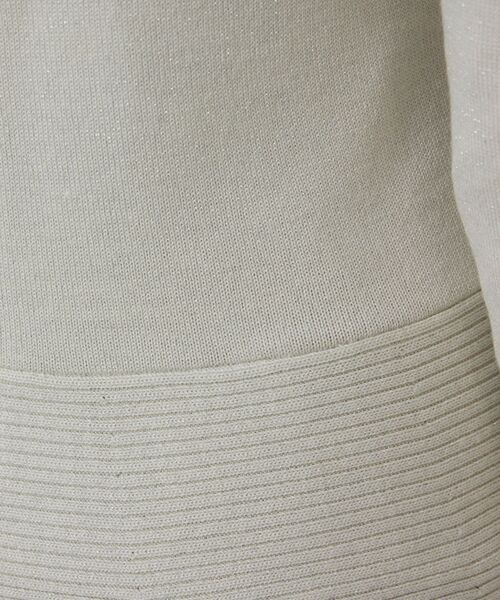 NARACAMICIE / ナラカミーチェ ニット・セーター | 【NARACAMICIE】ラメペプラムカーディガン | 詳細9