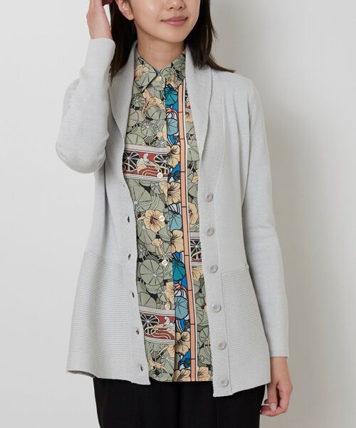 NARACAMICIE / ナラカミーチェ ニット・セーター | 【NARACAMICIE】ラメペプラムカーディガン | 詳細13