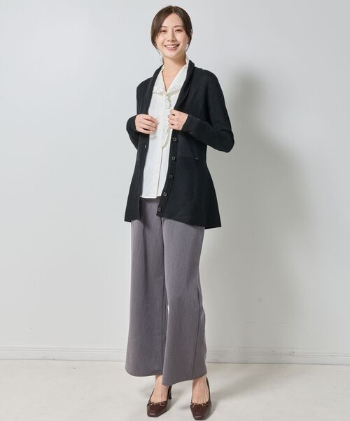 NARACAMICIE / ナラカミーチェ ニット・セーター | 【NARACAMICIE】ラメペプラムカーディガン | 詳細15