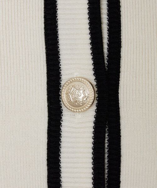 NARACAMICIE / ナラカミーチェ ニット・セーター | 【NARACAMICIE】配色ニットカーディガン | 詳細11