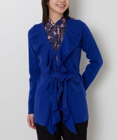 NARACAMICIE / ナラカミーチェ ニット・セーター | 【NARACAMICIE】フリルカーディガン