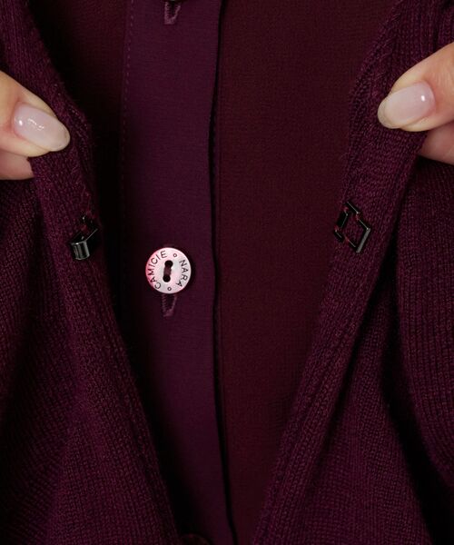 NARACAMICIE / ナラカミーチェ ニット・セーター | 【NARACAMICIE】フリルカーディガン | 詳細11