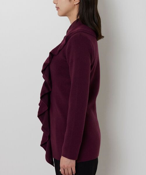 NARACAMICIE / ナラカミーチェ ニット・セーター | 【NARACAMICIE】フリルカーディガン | 詳細5