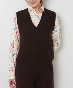 NARACAMICIE / ナラカミーチェ ニット・セーター | 【NARACAMICIE】【セットアップ対応】鹿の子ニットベスト