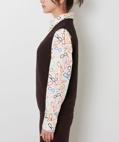 NARACAMICIE / ナラカミーチェ ニット・セーター | 【NARACAMICIE】【セットアップ対応】鹿の子ニットベスト | 詳細5