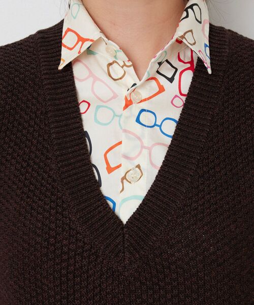 NARACAMICIE / ナラカミーチェ ニット・セーター | 【NARACAMICIE】【セットアップ対応】鹿の子ニットベスト | 詳細7