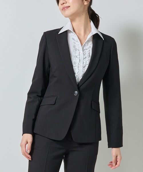 NARACAMICIE / ナラカミーチェ テーラードジャケット | 【NARACAMICIE】【セットアップ対応】テーラードジャケット(ブラック)