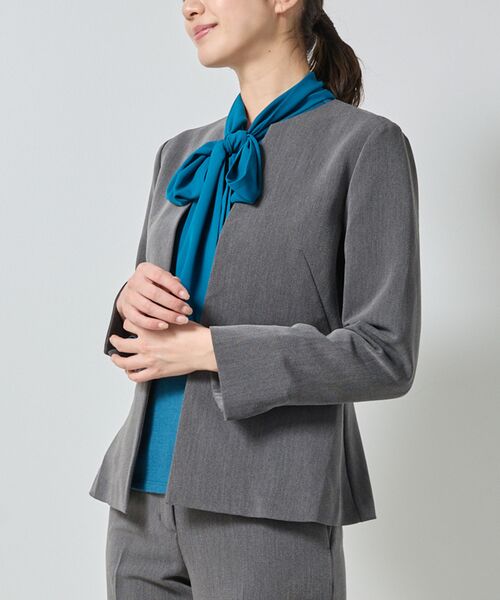 NARACAMICIE / ナラカミーチェ テーラードジャケット | 【NARACAMICIE】【セットアップ対応】ノーカラージャケット | 詳細1