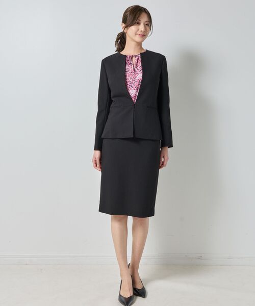 NARACAMICIE / ナラカミーチェ テーラードジャケット | 【NARACAMICIE】【セットアップ対応】ノーカラージャケット | 詳細4