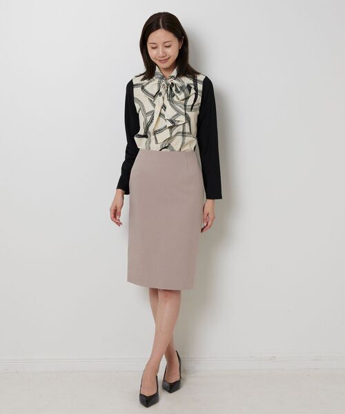 NARACAMICIE / ナラカミーチェ カットソー | 【NARACAMICIE】ボウタイドッキングカットソー | 詳細12