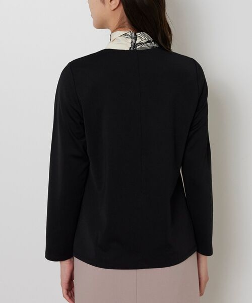 NARACAMICIE / ナラカミーチェ カットソー | 【NARACAMICIE】ボウタイドッキングカットソー | 詳細5