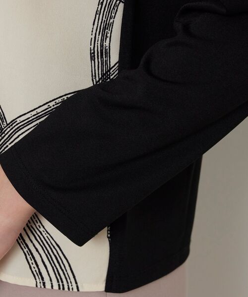 NARACAMICIE / ナラカミーチェ カットソー | 【NARACAMICIE】ボウタイドッキングカットソー | 詳細9