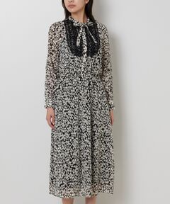 NARACAMICIE / ナラカミーチェ ロング・マキシ丈ワンピース | 【NARACAMICIE】レース×ラメドットワンピース