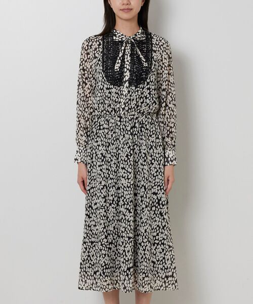 NARACAMICIE / ナラカミーチェ ロング・マキシ丈ワンピース | 【NARACAMICIE】レース×ラメドットワンピース | 詳細1