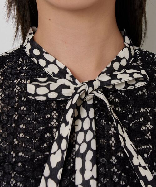 NARACAMICIE / ナラカミーチェ ロング・マキシ丈ワンピース | 【NARACAMICIE】レース×ラメドットワンピース | 詳細4