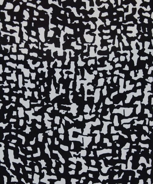 NARACAMICIE / ナラカミーチェ ロング・マキシ丈ワンピース | 【NARACAMICIE】リボン付き幾何柄フリルワンピース | 詳細8