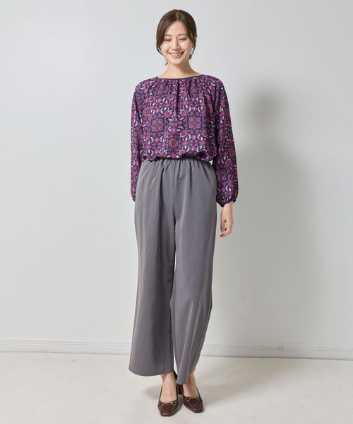 NARACAMICIE / ナラカミーチェ シャツ・ブラウス | 【NARACAMICIE】エスニック柄長袖プルオーバー | 詳細11