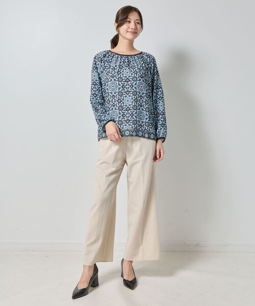 NARACAMICIE / ナラカミーチェ シャツ・ブラウス | 【NARACAMICIE】エスニック柄長袖プルオーバー | 詳細12