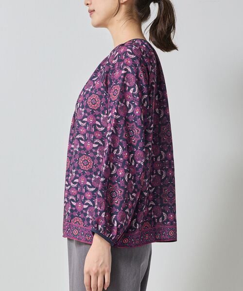 NARACAMICIE / ナラカミーチェ シャツ・ブラウス | 【NARACAMICIE】エスニック柄長袖プルオーバー | 詳細4