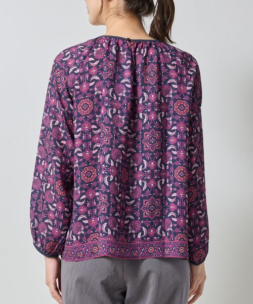 NARACAMICIE / ナラカミーチェ シャツ・ブラウス | 【NARACAMICIE】エスニック柄長袖プルオーバー | 詳細5