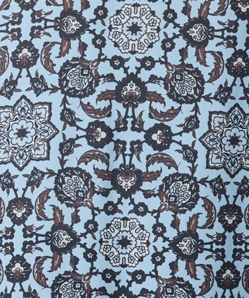 NARACAMICIE / ナラカミーチェ シャツ・ブラウス | 【NARACAMICIE】エスニック柄ミニスタンドフリル長袖ブラウス | 詳細10