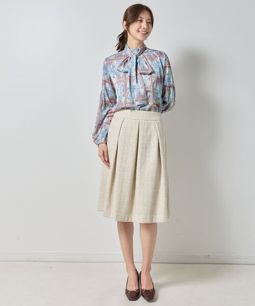 NARACAMICIE / ナラカミーチェ シャツ・ブラウス | 【NARACAMICIE】GENIUS森柄長袖プルオーバー | 詳細12