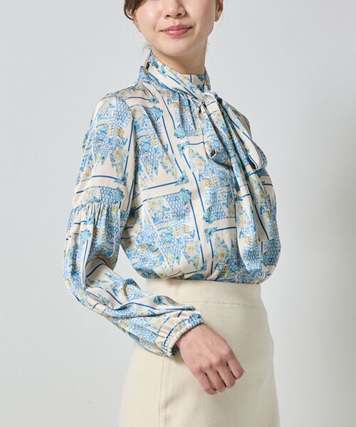 NARACAMICIE / ナラカミーチェ シャツ・ブラウス | 【NARACAMICIE】GENIUS森柄長袖プルオーバー | 詳細13