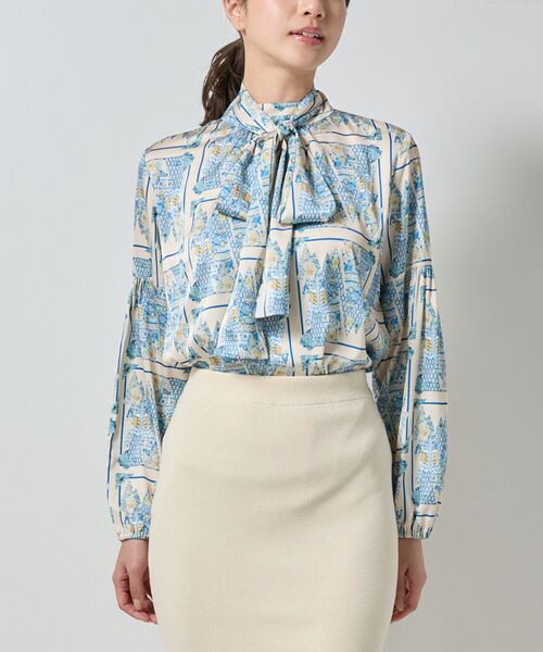 NARACAMICIE / ナラカミーチェ シャツ・ブラウス | 【NARACAMICIE】GENIUS森柄長袖プルオーバー | 詳細2