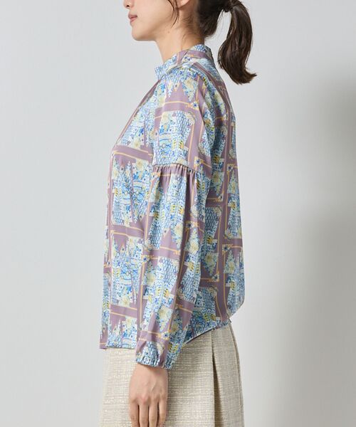 NARACAMICIE / ナラカミーチェ シャツ・ブラウス | 【NARACAMICIE】GENIUS森柄長袖プルオーバー | 詳細4