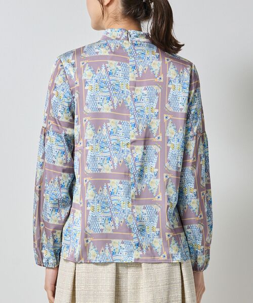 NARACAMICIE / ナラカミーチェ シャツ・ブラウス | 【NARACAMICIE】GENIUS森柄長袖プルオーバー | 詳細5