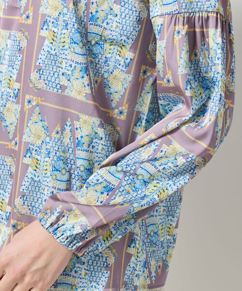 NARACAMICIE / ナラカミーチェ シャツ・ブラウス | 【NARACAMICIE】GENIUS森柄長袖プルオーバー | 詳細9