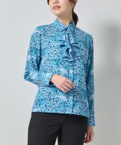 NARACAMICIE / ナラカミーチェ シャツ・ブラウス | 【NARACAMICIE】GENIUS森と湖柄取り外しフリル付長袖ブラウス