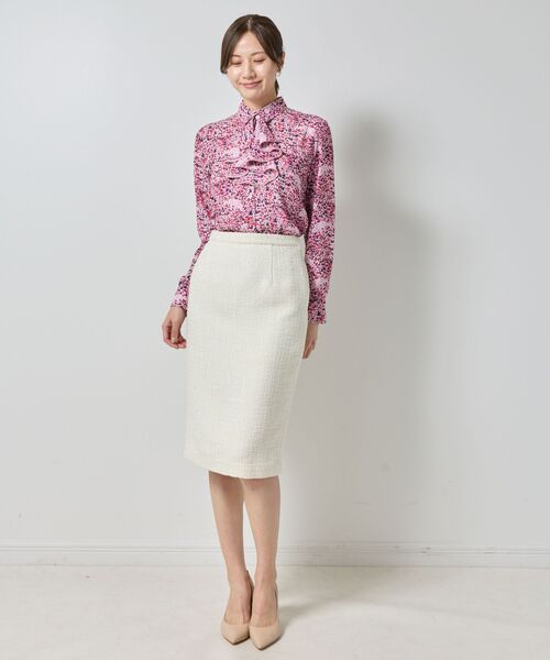 NARACAMICIE / ナラカミーチェ シャツ・ブラウス | 【NARACAMICIE】GENIUS森と湖柄取り外しフリル付長袖ブラウス | 詳細11