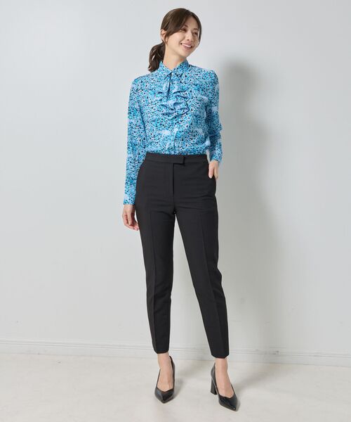 NARACAMICIE / ナラカミーチェ シャツ・ブラウス | 【NARACAMICIE】GENIUS森と湖柄取り外しフリル付長袖ブラウス | 詳細13