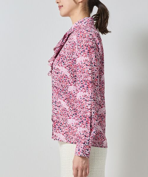 NARACAMICIE / ナラカミーチェ シャツ・ブラウス | 【NARACAMICIE】GENIUS森と湖柄取り外しフリル付長袖ブラウス | 詳細3