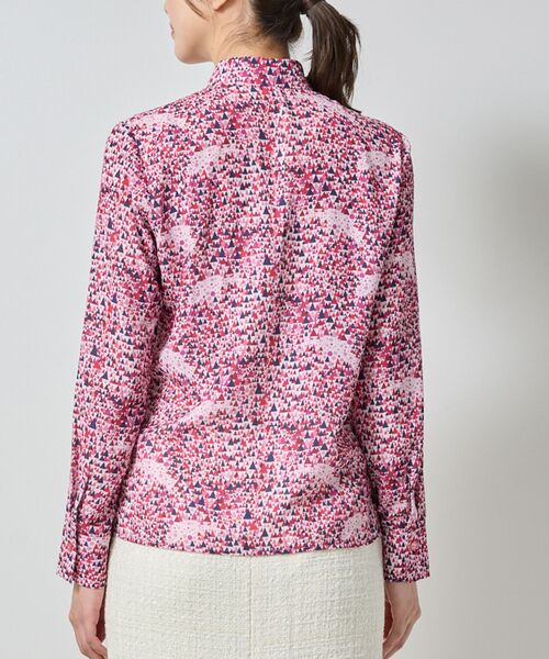 NARACAMICIE / ナラカミーチェ シャツ・ブラウス | 【NARACAMICIE】GENIUS森と湖柄取り外しフリル付長袖ブラウス | 詳細4