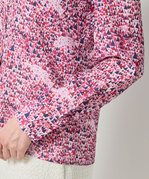 NARACAMICIE / ナラカミーチェ シャツ・ブラウス | 【NARACAMICIE】GENIUS森と湖柄取り外しフリル付長袖ブラウス | 詳細8