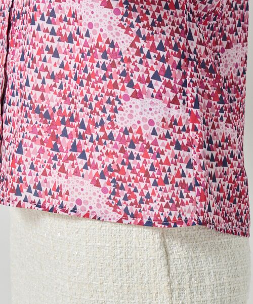 NARACAMICIE / ナラカミーチェ シャツ・ブラウス | 【NARACAMICIE】GENIUS森と湖柄取り外しフリル付長袖ブラウス | 詳細9