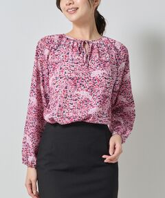 NARACAMICIE / ナラカミーチェ シャツ・ブラウス | 【NARACAMICIE】GENIUS森と湖柄リボン付きプルオーバー