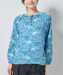 NARACAMICIE / ナラカミーチェ シャツ・ブラウス | 【NARACAMICIE】GENIUS森と湖柄リボン付きプルオーバー