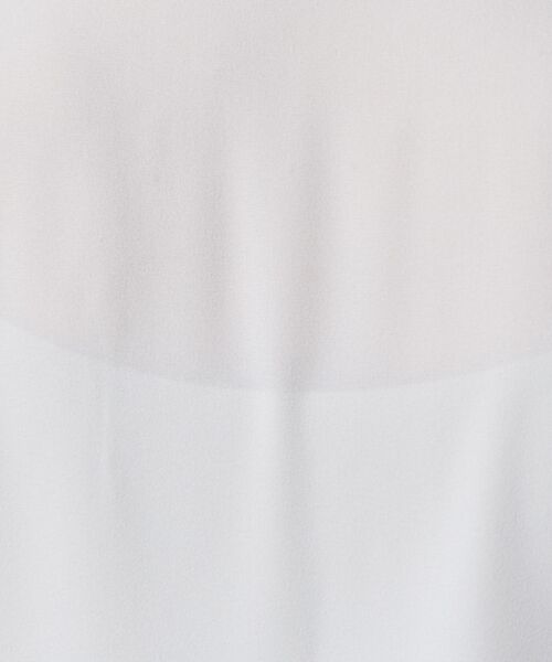 NARACAMICIE / ナラカミーチェ シャツ・ブラウス | 【NARACAMICIE】無地ジョーゼットフリル長袖ブラウス | 詳細10