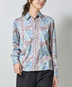 NARACAMICIE / ナラカミーチェ シャツ・ブラウス | 【NARACAMICIE】GENIUS森柄長袖シャツ